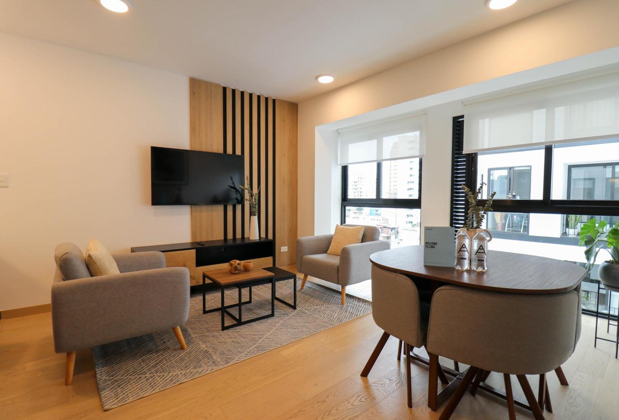 Splendid 1Br Duplex In Miraflores Лима Екстериор снимка